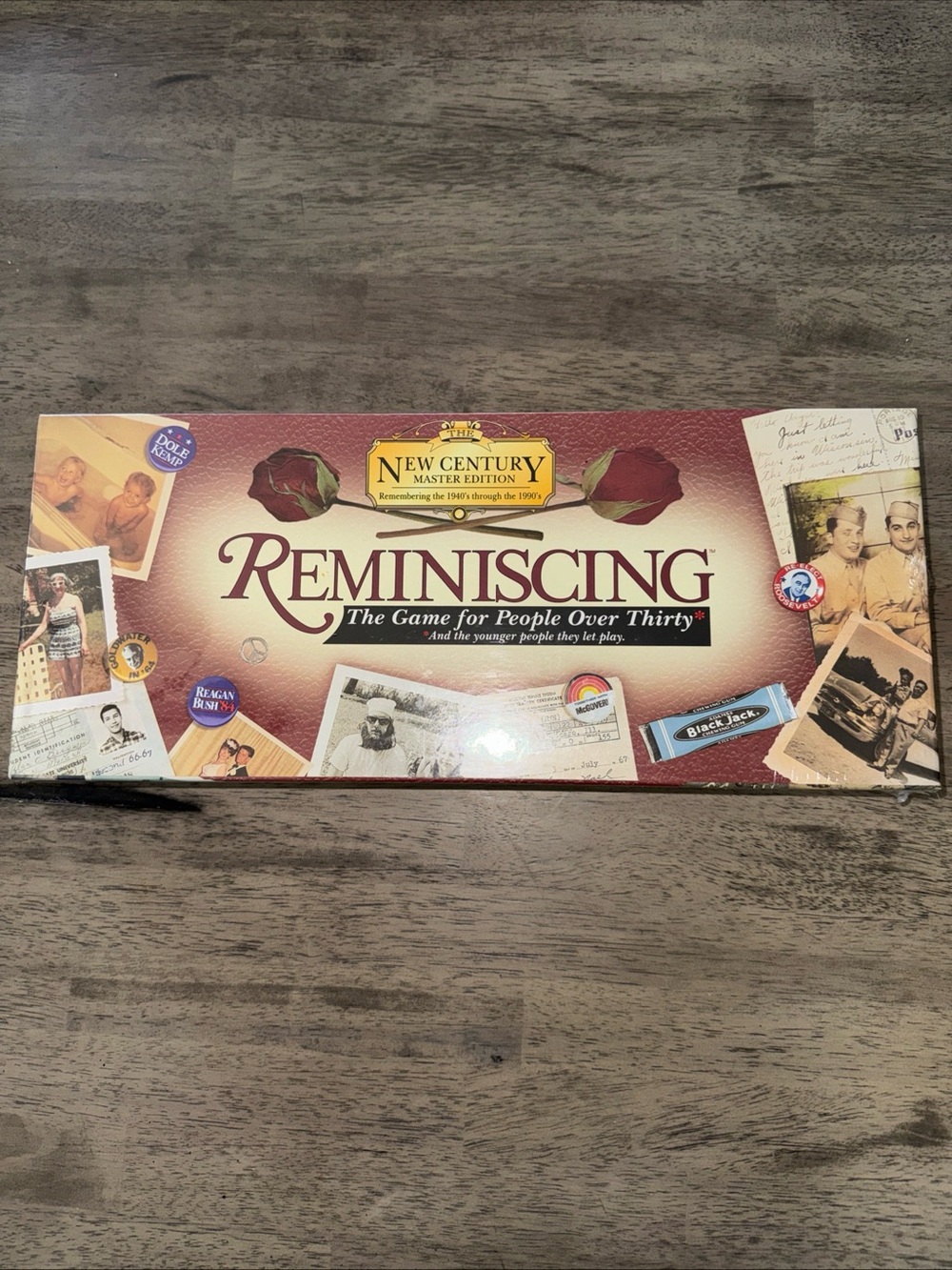 Reminiscing Board Game - New Century Master Edition (Burgundy/Tan)